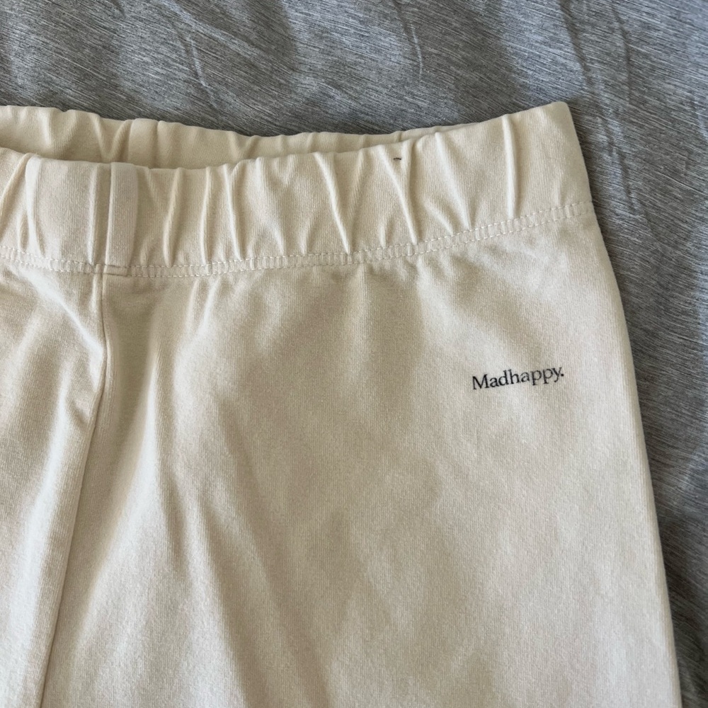 (NWOT) Madhappy Cream Biker Shorts - Picture 2 of 5